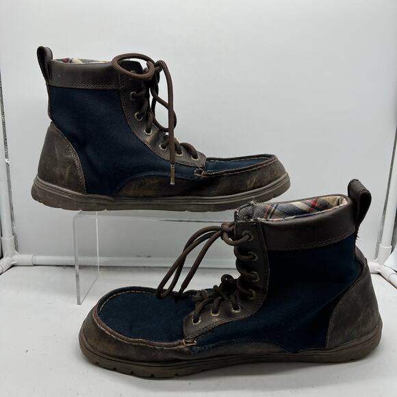 Lems Boulder Boots Mens 44 US 10.5 Brown Zero Drop Minimalist Hiking Travel - Picture 4 of 10